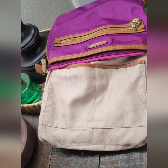 Michael Kors Nylon And Leather Crossbody Purse - Picture 13 of 15